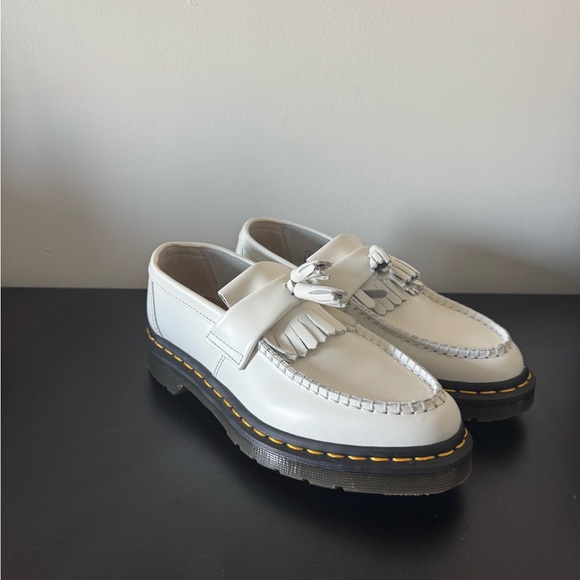 Dr. Martens White Adrian Loafers - Picture 2 of 6